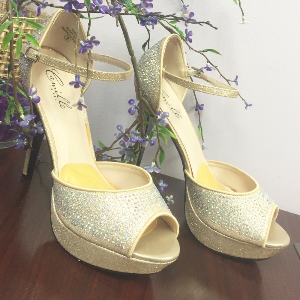 High heels with platform party shoes 👠